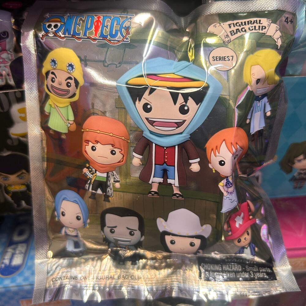 One Piece Series 7 3D Foam Bag Clip Blind Bag